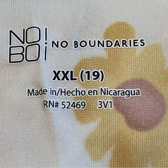 No Boundaries Sunflower Tank Top Size XXL - Picture 8 of 9